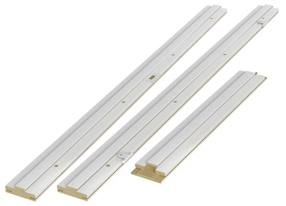 Swedoor Flex+Karm Dörrkarm för pardörr, utan tröskel, vit (S 0502-Y) 1286x2089 mm