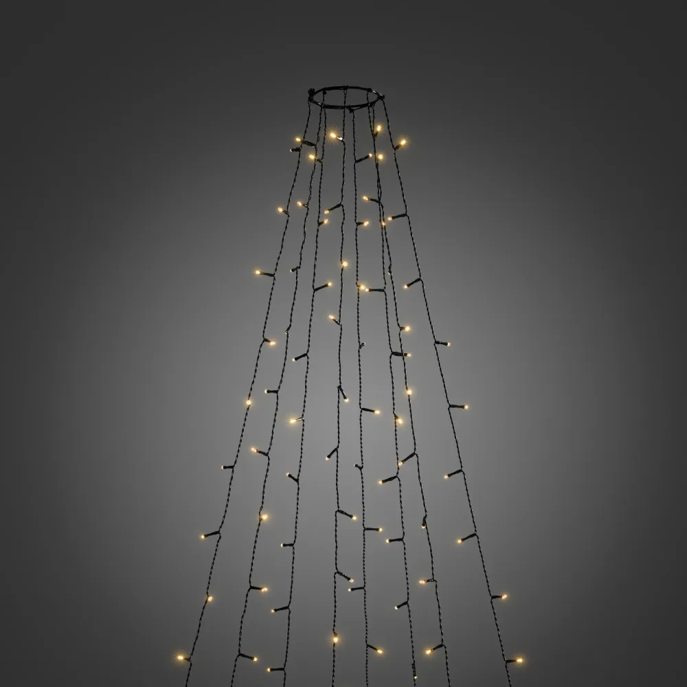 Konstsmide 6522-870 Julgransslinga amber, LED, app, svart kabel 560 cm - Bild 2