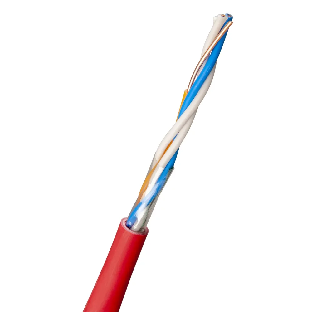 Nexans EQQYB EASY Larmkabel 2x2x1.0 mm, röd 500 m, trumma