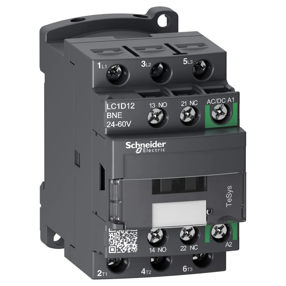 Schneider Electric LC1D12BNE Kontaktor 1 Öp + 1 Sl, 5,5 kW, 12 A 24-60 V - Bild 2