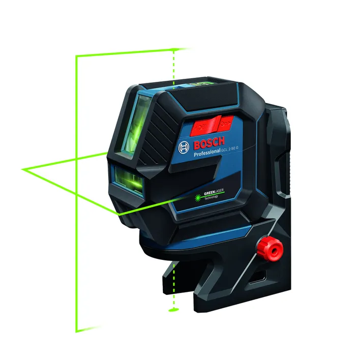 Kombilaser Bosch Power Tools PRO GCL 2-50 G Med clip och väska