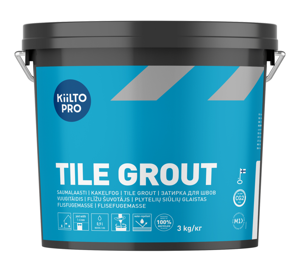 KAKELFOG KIILTO PRO 50 SVART 3KG