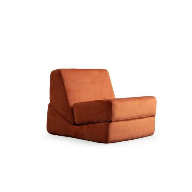 1-sits bäddsoffa Dorielton Bäddbar Apelsin