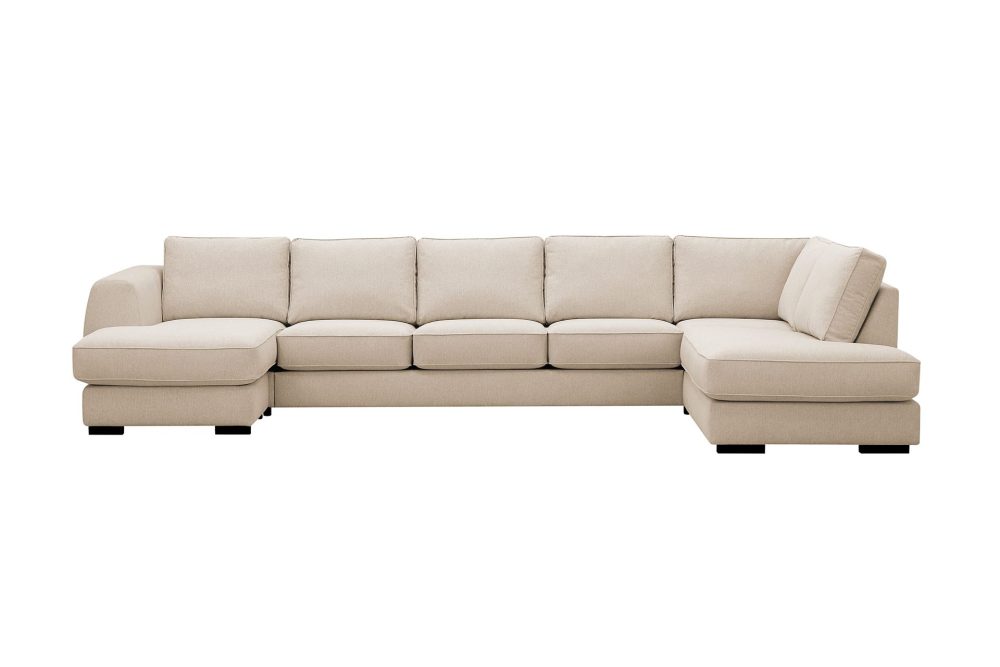Optus 6-sits U-soffa med Divan och schäslong vänster