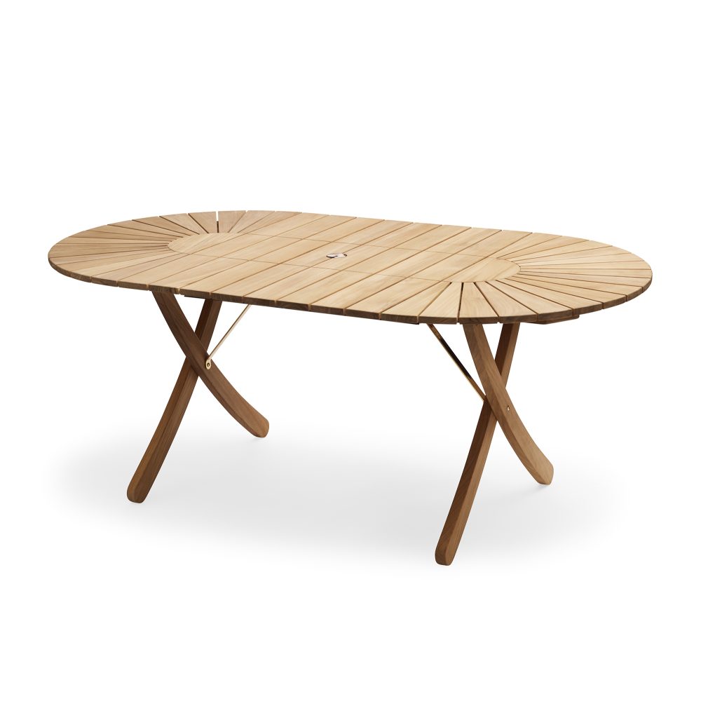 Selandia matbord, teak, oval