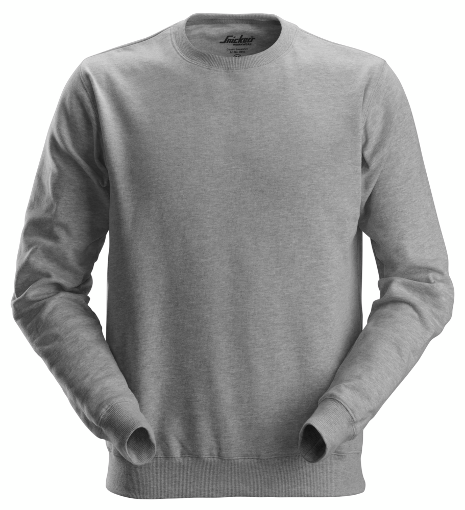 SWEATSHIRT SNICKERS WORKWEAR 2810 GRÅ XXL