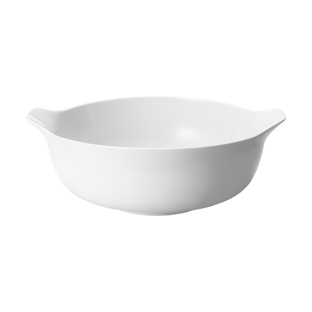 Koppel serveringsskål large Ø22 cm, Vit