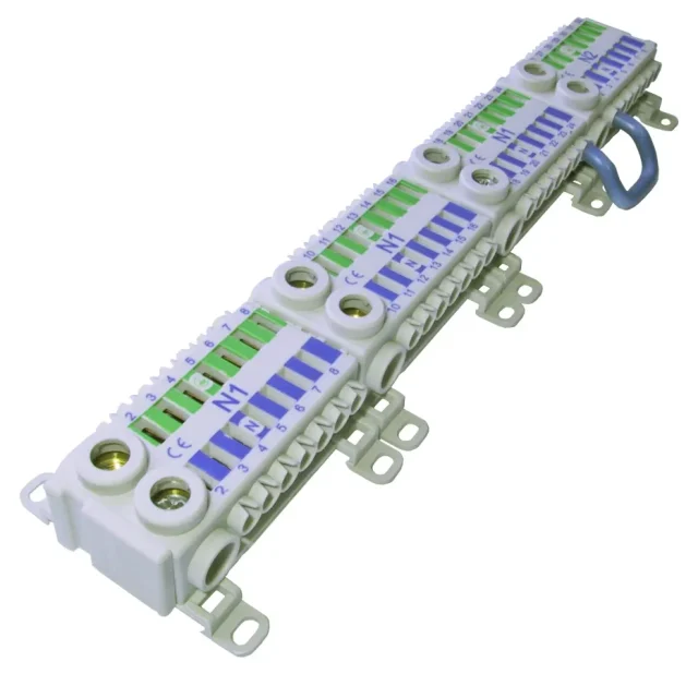 Eldon ECT214PEN Snabbplint 2 block PE/N, 28/4, 80 A