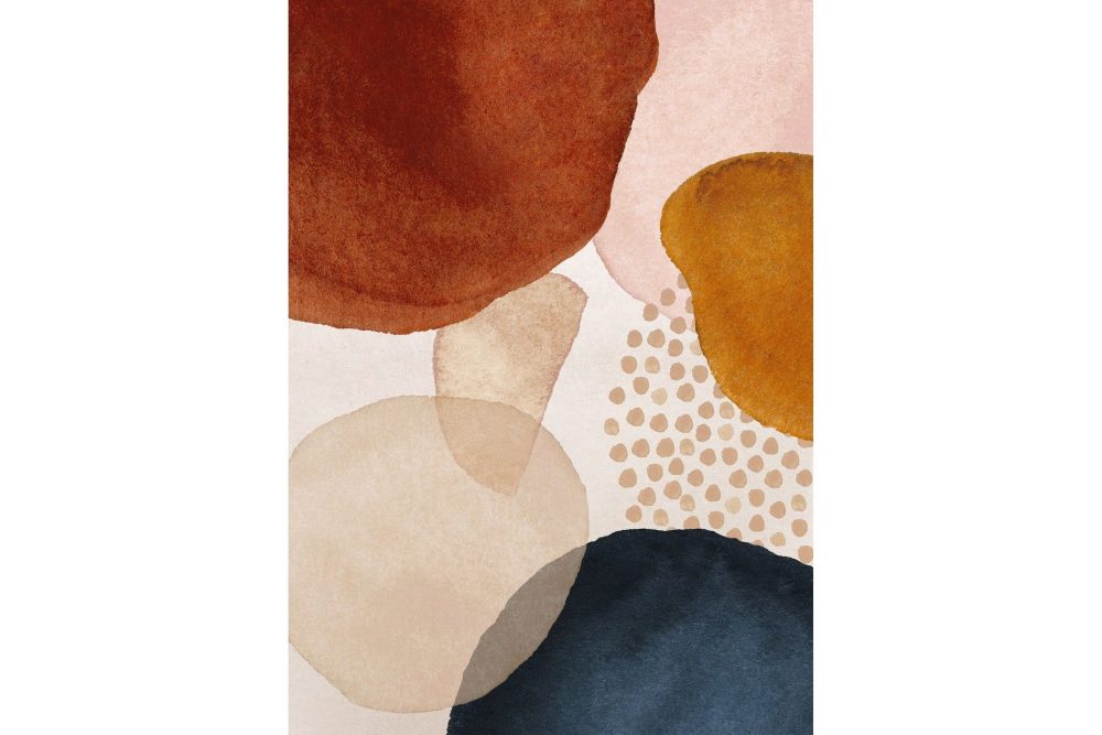 Poster Circles 21x30 cm