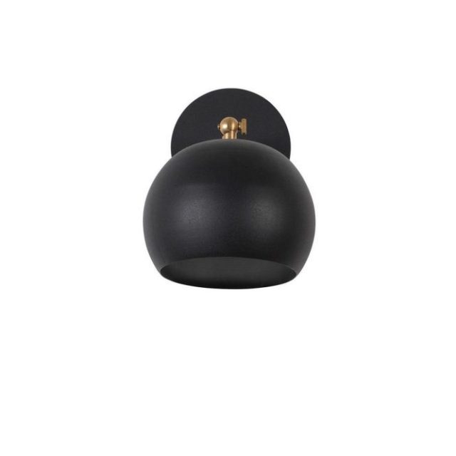 Vägglampa Sugana Tera Svart