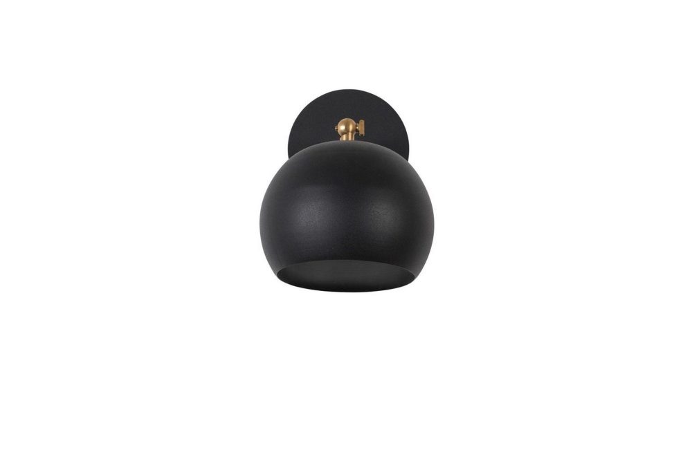 Vägglampa Sugana Tera Svart