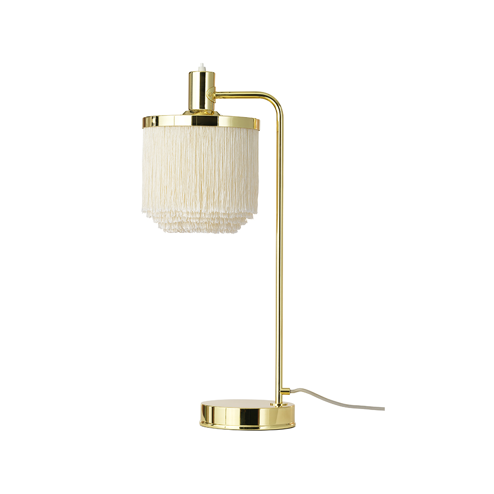 Fringe bordslampa, Cream white