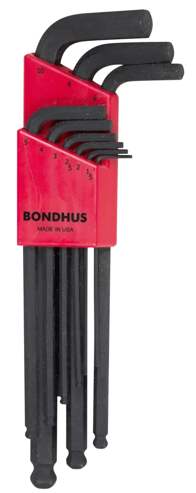 Bondhus 41010999 Vinkelnyckelsats 1,5-10 mm