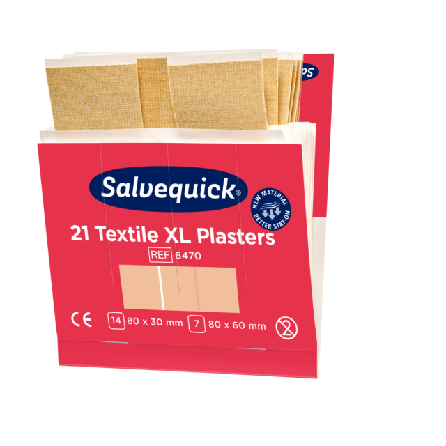 PLÅSTER SALVEQUICK TEXTIL STOR FP/126