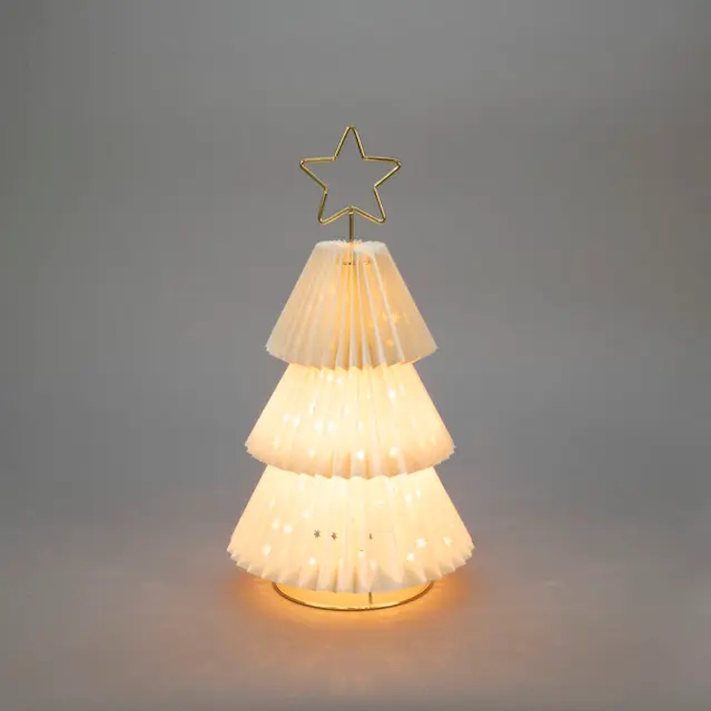 Dekoration Pappersträd 36cm E14 IP20 Vit Konstsmide