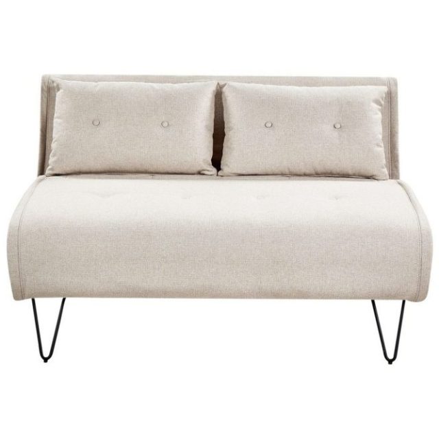 2-sitssoffa Vestfold Beige, svart