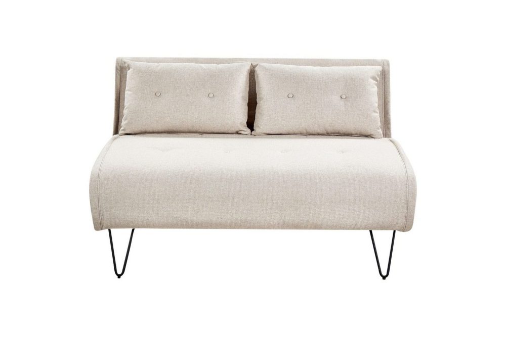 2-sitssoffa Vestfold Beige, svart