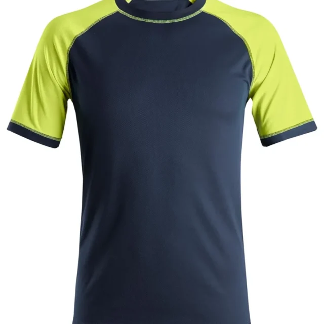 Snickers Workwear 2505 T-shirt svart/neongul Svart/Neongul