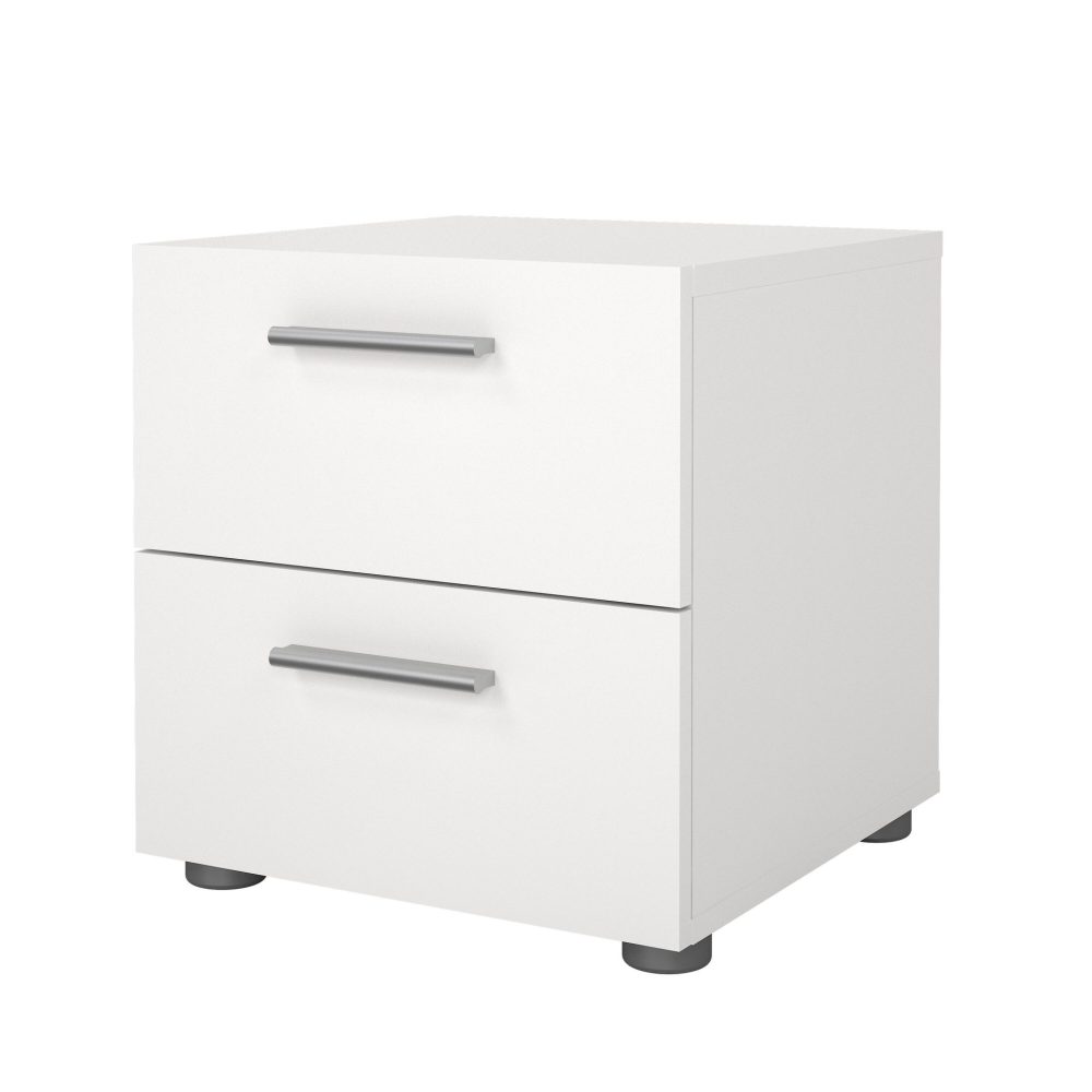 Suntia Nattduksbord med 2 lådor 40x40x42 cm