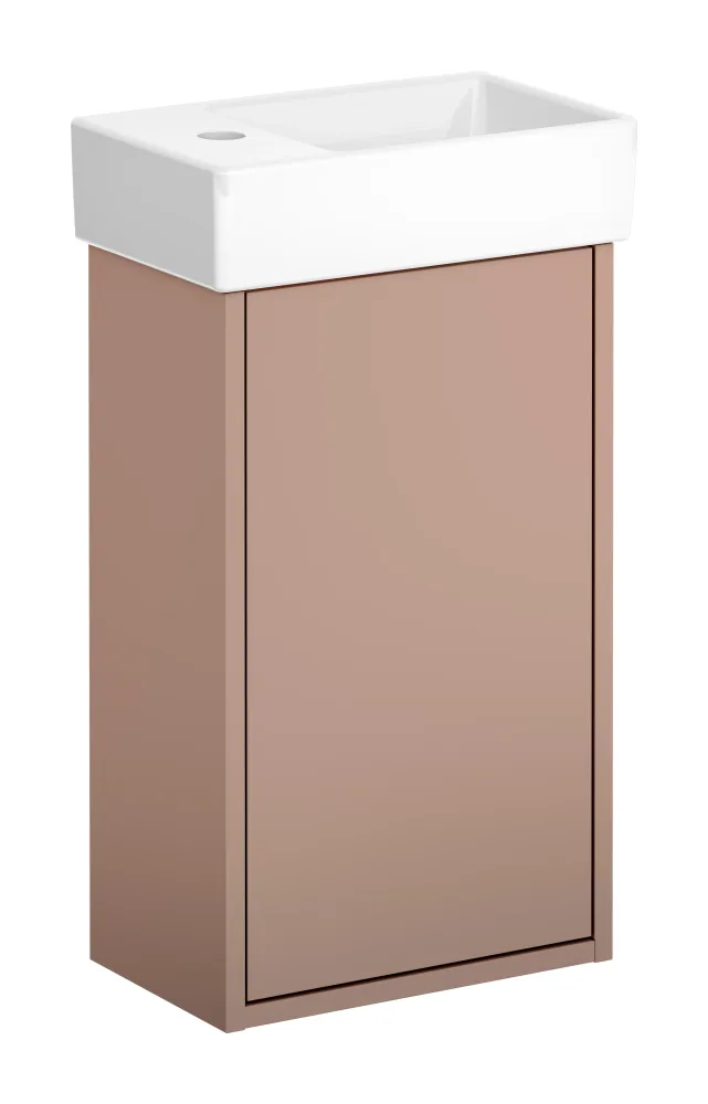 Gustavsberg Artic Small GB71ACVC34TL33L Kommodpaket askgrå/svart, 36 cm, vänster Askgrå/svart - Bild 2