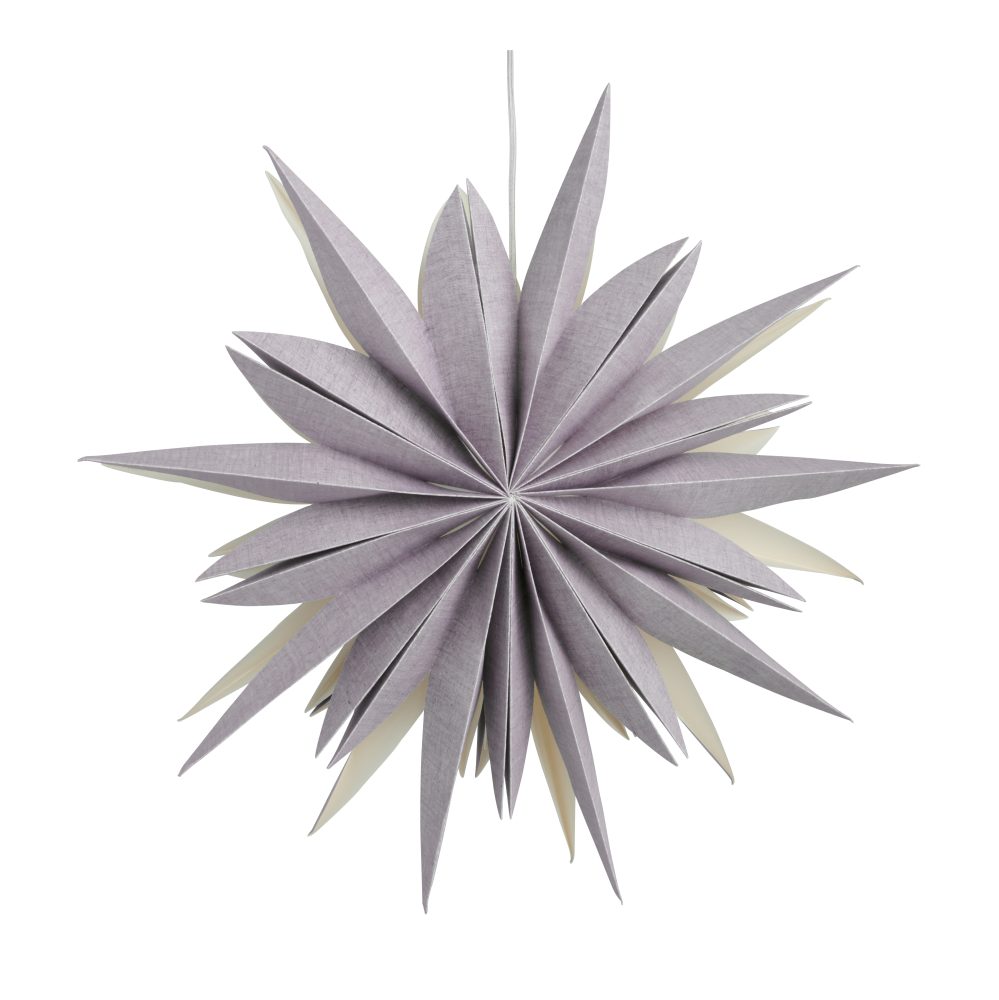 Fiona adventsstjärna Ø65 cm, Lavender