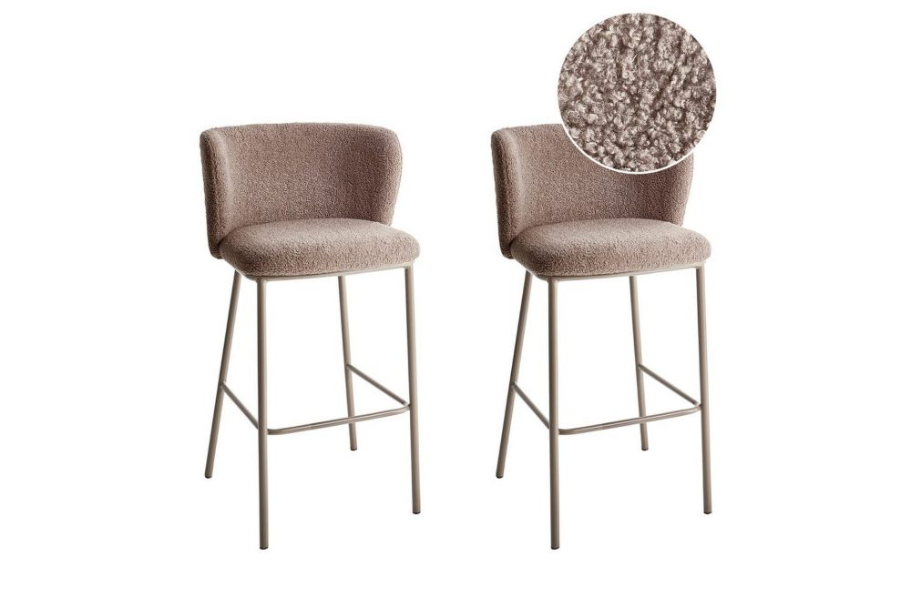 Barstol Mina II set om 2 Brun