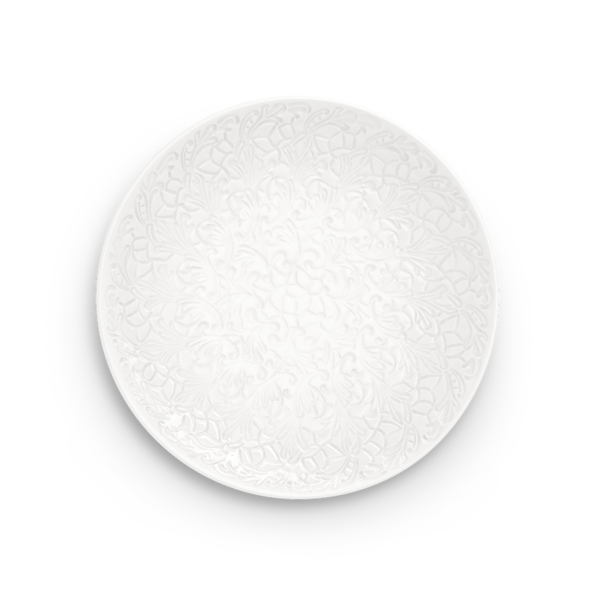 Lace Fat 34 cm Vit