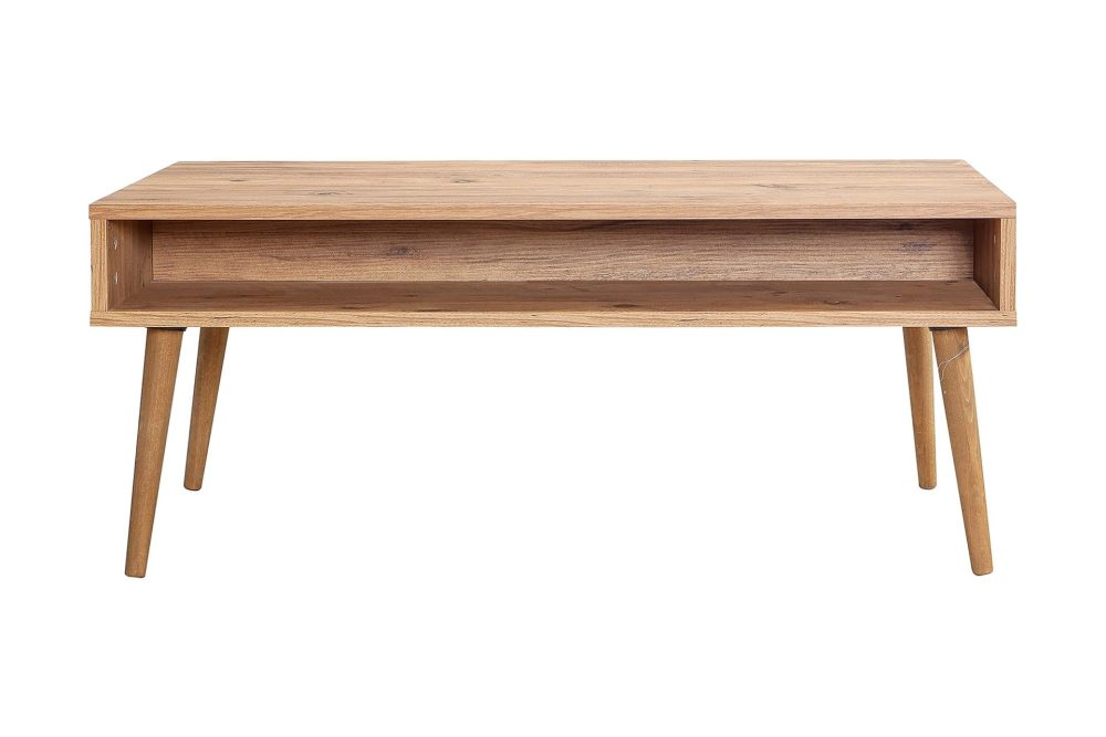 Brokind Soffbord 110 cm med Förvaring Hylla Text