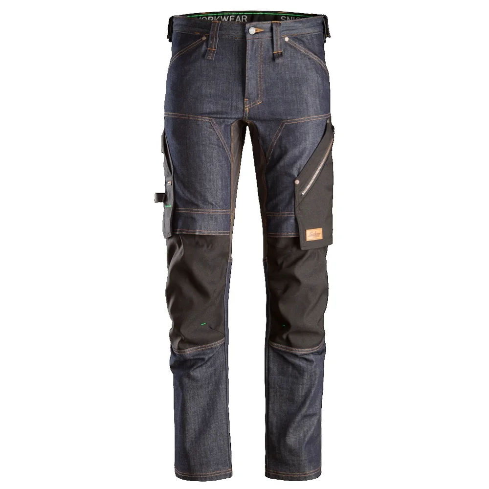 Snickers Workwear 6956 FlexiWork Arbetsbyxa denim/svart 58