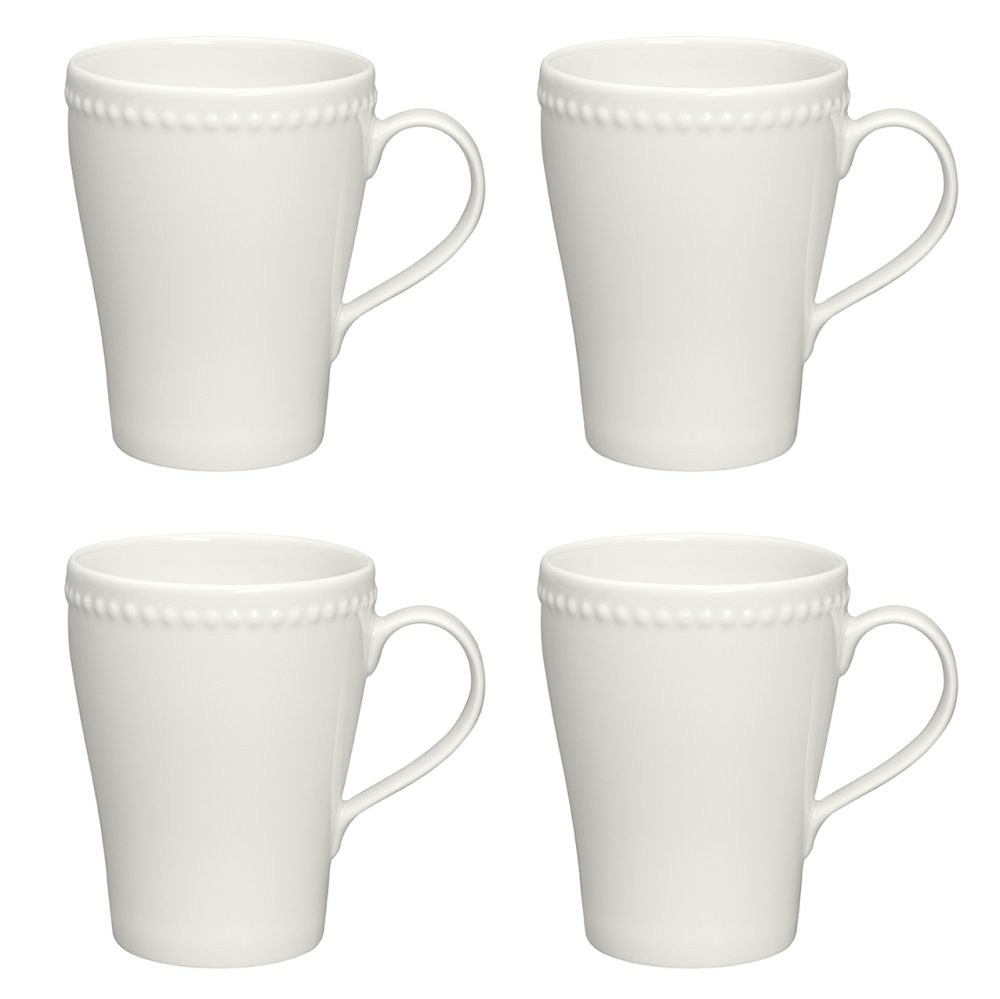 Dots mugg 35 cl 4-pack, Cremevit
