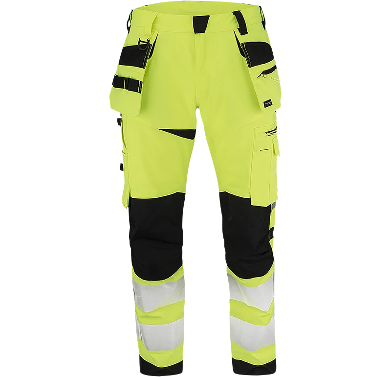 Texstar FP53120991250 Arbetsbyxa Hi-Vis gul/svart Hi-Vis gul/svart - Bild 2