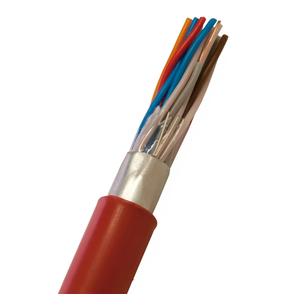 Nexans ELAQBY Larmkabel 10x2x1.0 mm, röd 500 m, trumma