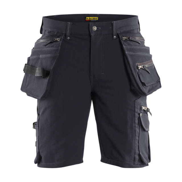 HANTVERKSSHORTS 1988 4VÄG C52 STRETCH X1900 MÖRKGRÅ/BLÅ