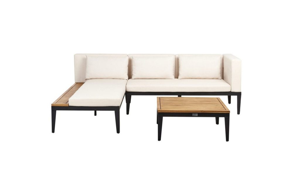 Loungegrupp med bord Bracciano 3-Sits