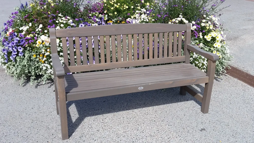 Eden Wood Kattvik EW 0920-6 Trädgårdsbänk 3-sits Brun