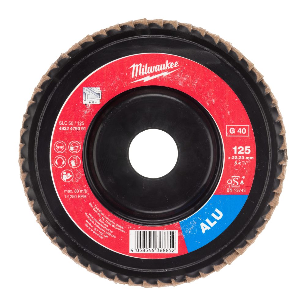 Kjøp Milwaukee Lamellskive aluminium, SLC50, 125 mm, K40