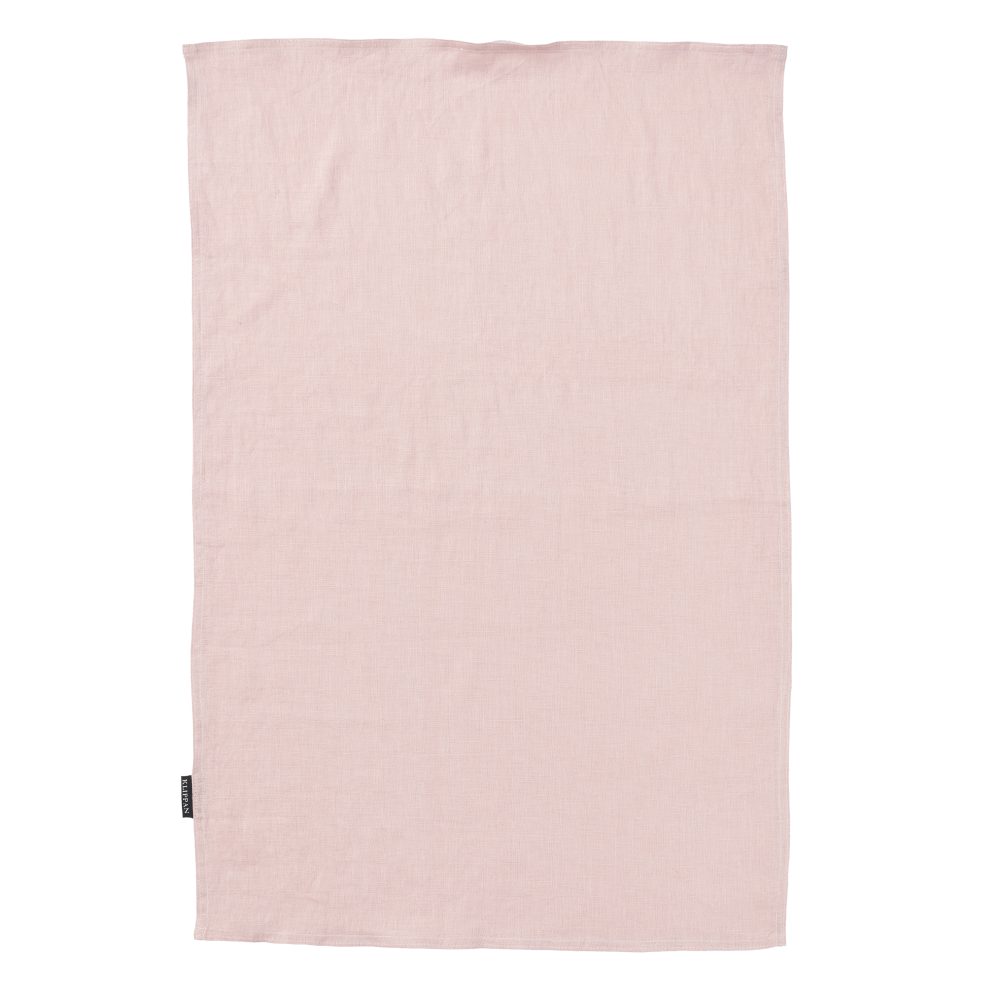 Linn kökshandduk, rosa