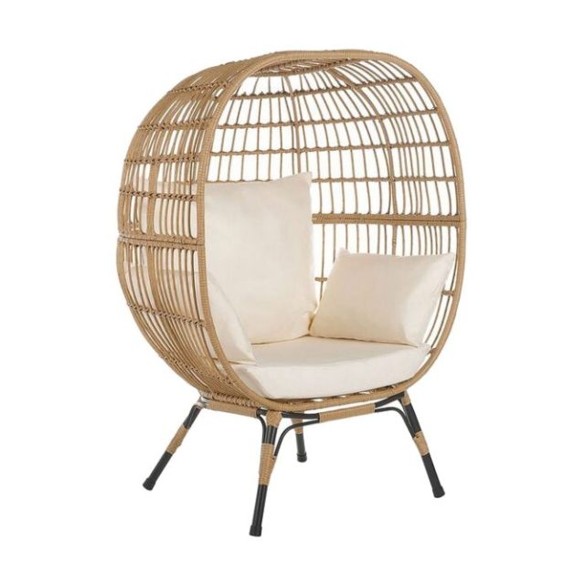 Utestol rotting natur/beige VEROLI
