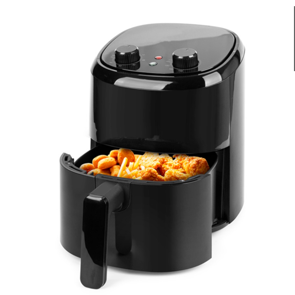 Varmluftsfritös Inklusive Ljudsignal 1000W 2,2L Svart Emerio