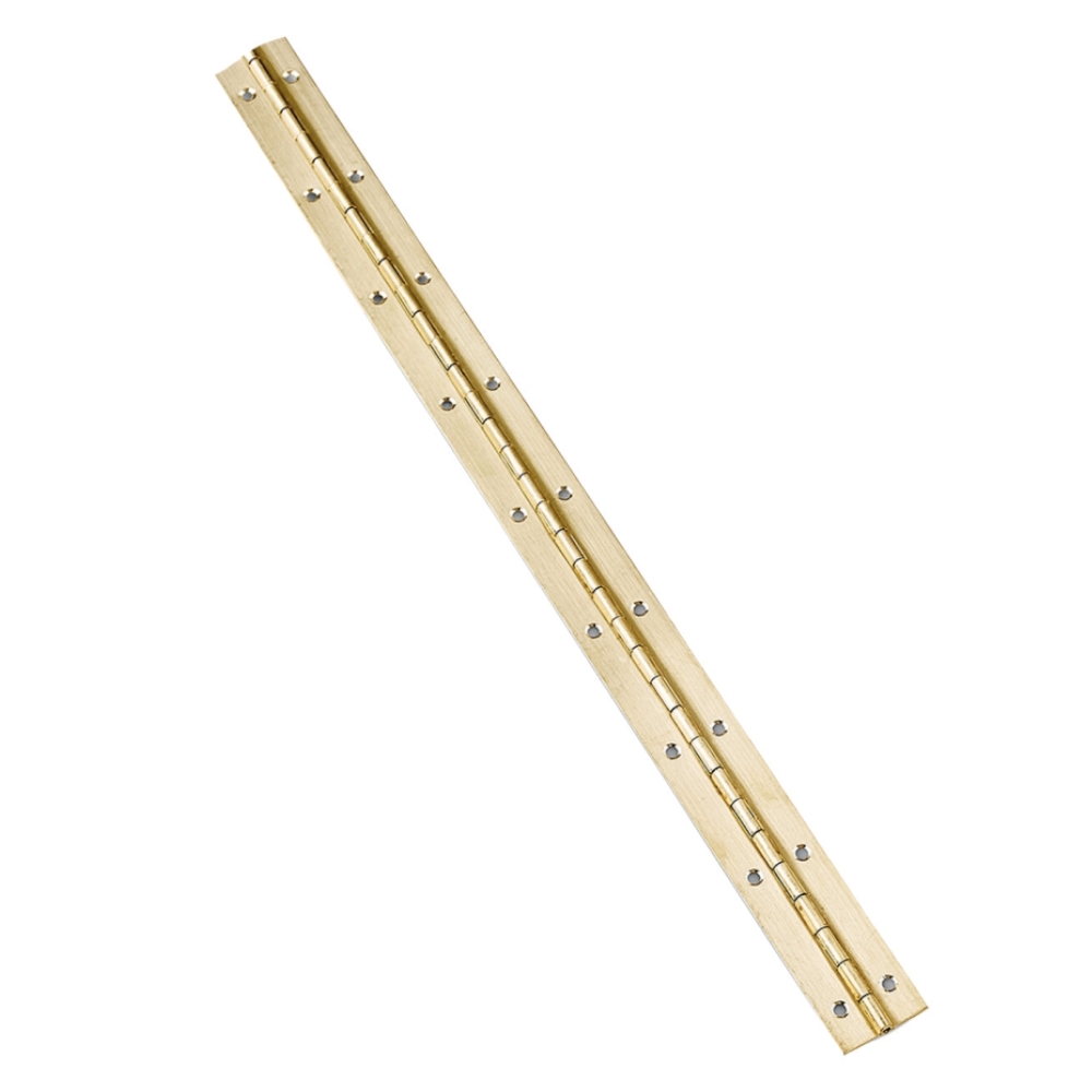 Pianogångjärn 32x840mm Mässing Bårebo 815238