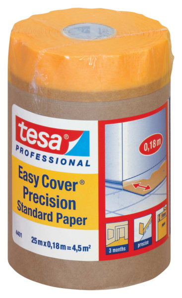 MASKERINGSFOLIE EASY COVER 440 1 TESA 180MMX25M