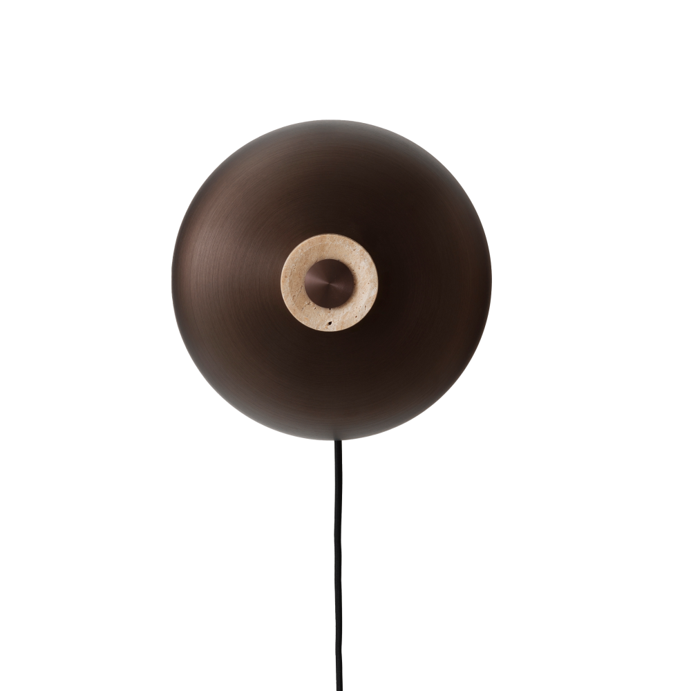 Reverse vägglampa, Bronzed aluminium