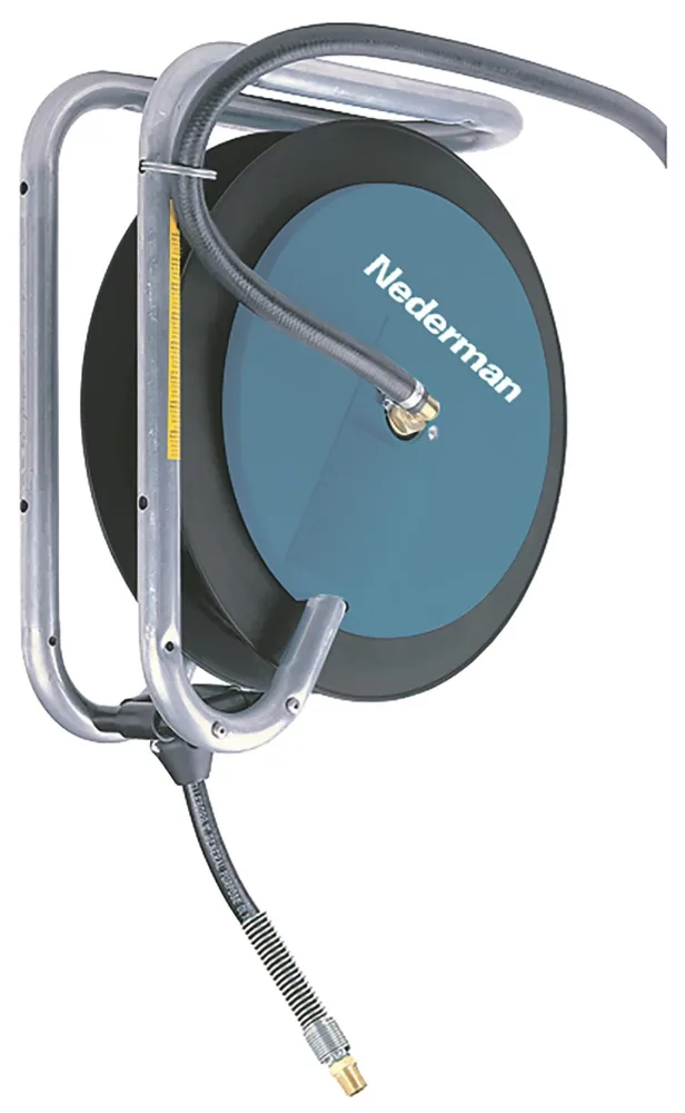 Nederman 30800693 Slangupprullare luft/vatten, 1.5 MPa Ø3/8" x 15 m