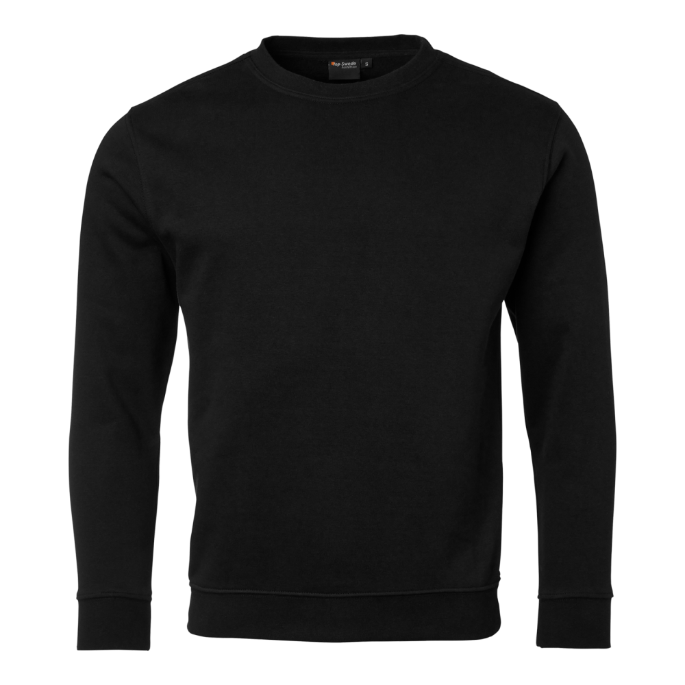 SWEATSHIRT TOP SWEDE 100% BOMULL SVART 4