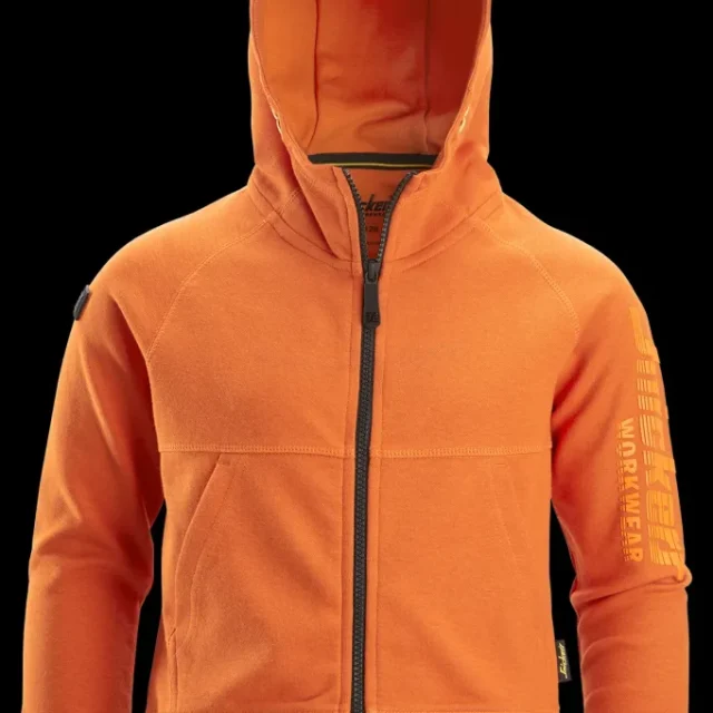 Snickers Workwear 7512 Luvtröja orange 104