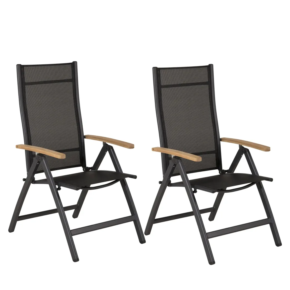 Venture Home Panama 1554-400 Positionsstol 2-pack Vit - Bild 2