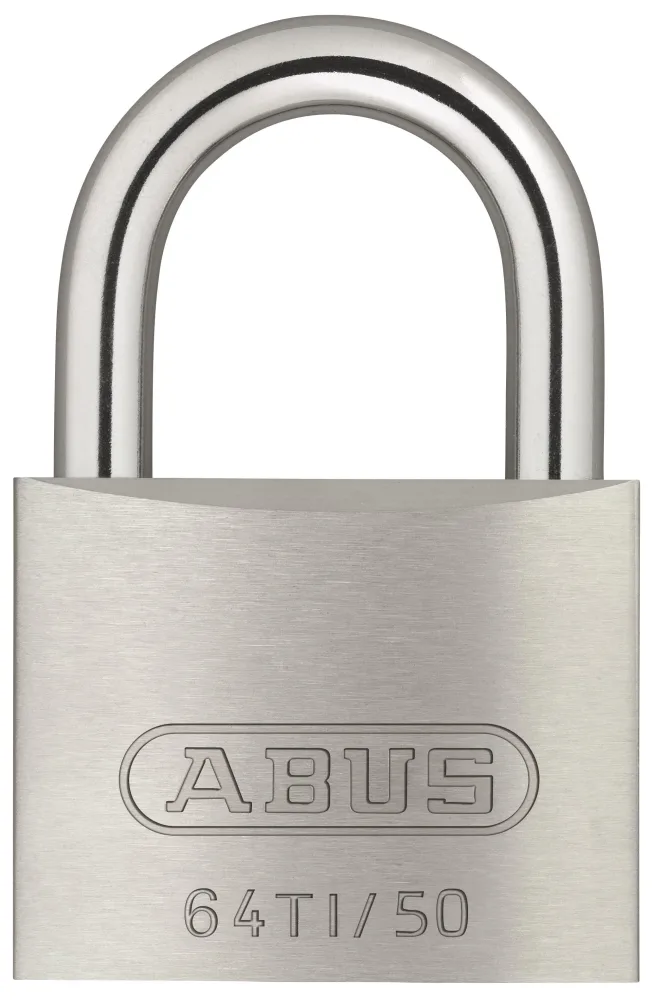 ABUS 64TI/50 Hänglås 50 mm, lika låsning, titalium