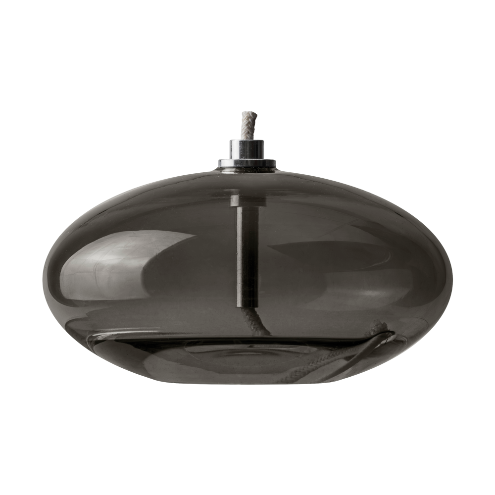 Aura oljelampa small, Smoke grey