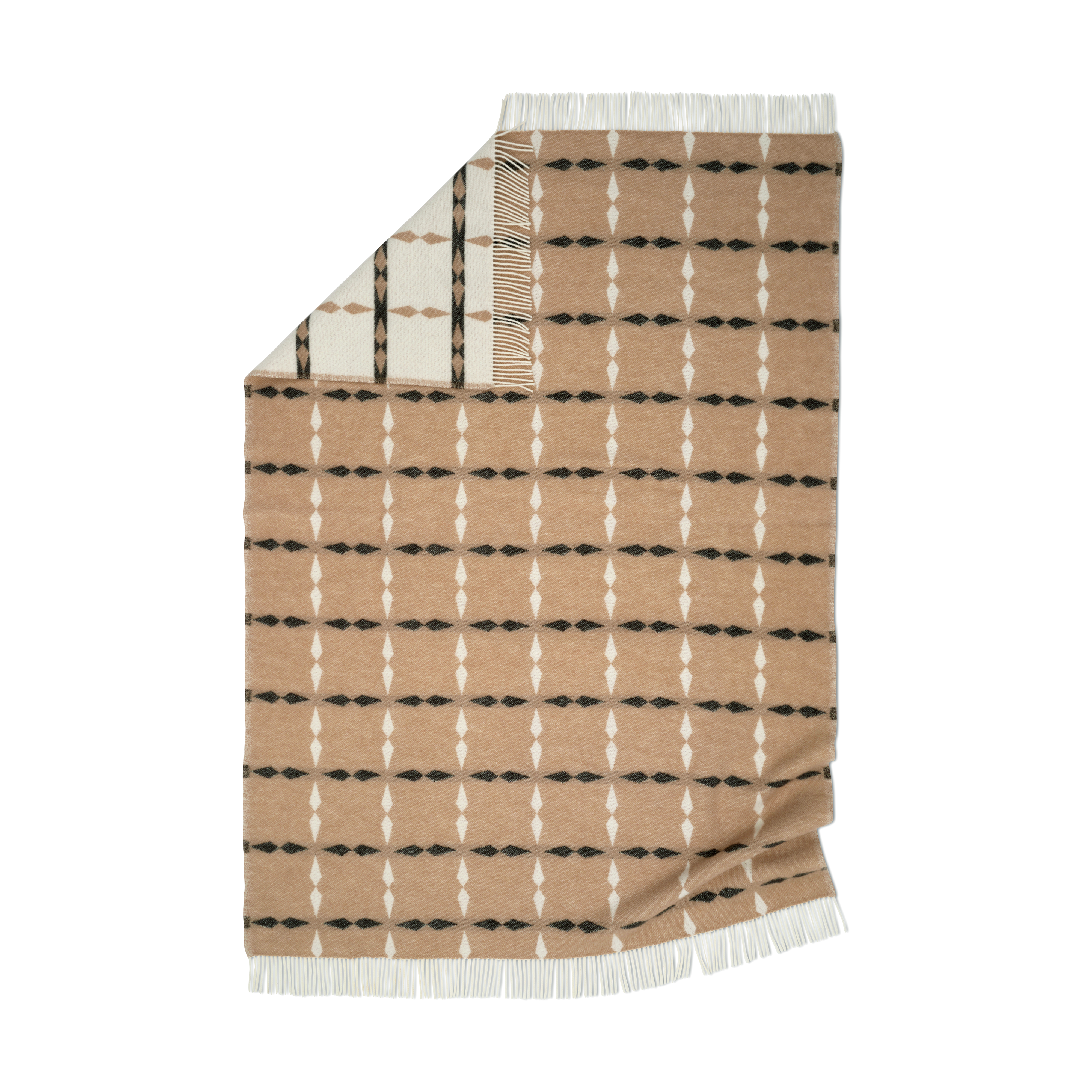 Tile pläd 130x180 cm, Beige