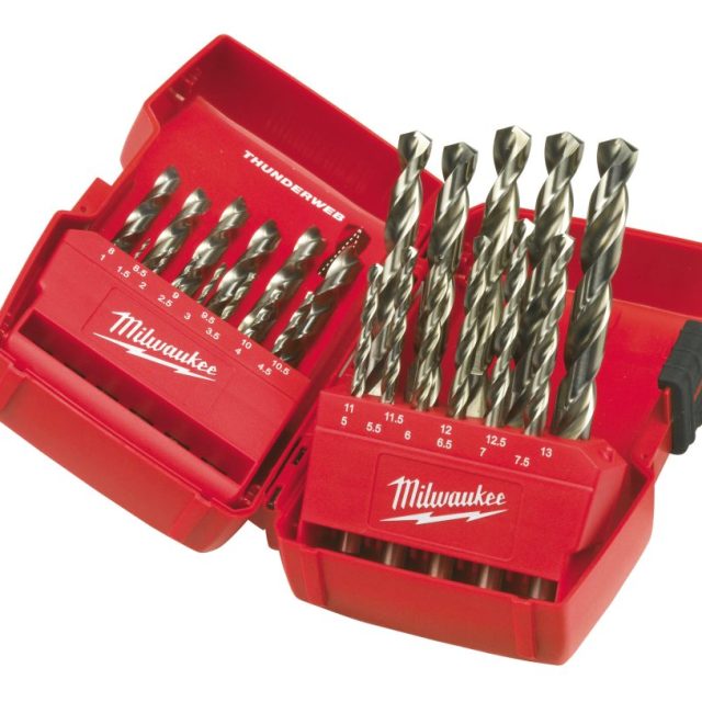 Kjøp Milwaukee Metallborsett HSSG Thunderweb, 25-pak
